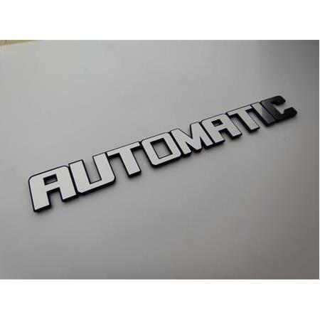 Ford automatic plastik etiket