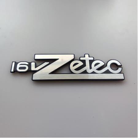 16v zetec etiket badge